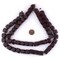 The Bead Chest Dark Brown Cornerless Cube Wood Beads: 15mm Diamond Cut Natural Organic Beads for Jewelry Making
